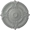 Ekena Millwork Attica Acanthus Leaf Ceiling Medallion (Canopies up to 4 5/8"), 53 1/2"OD x 3 1/2"P, Primed White CM53AT - alternate 1